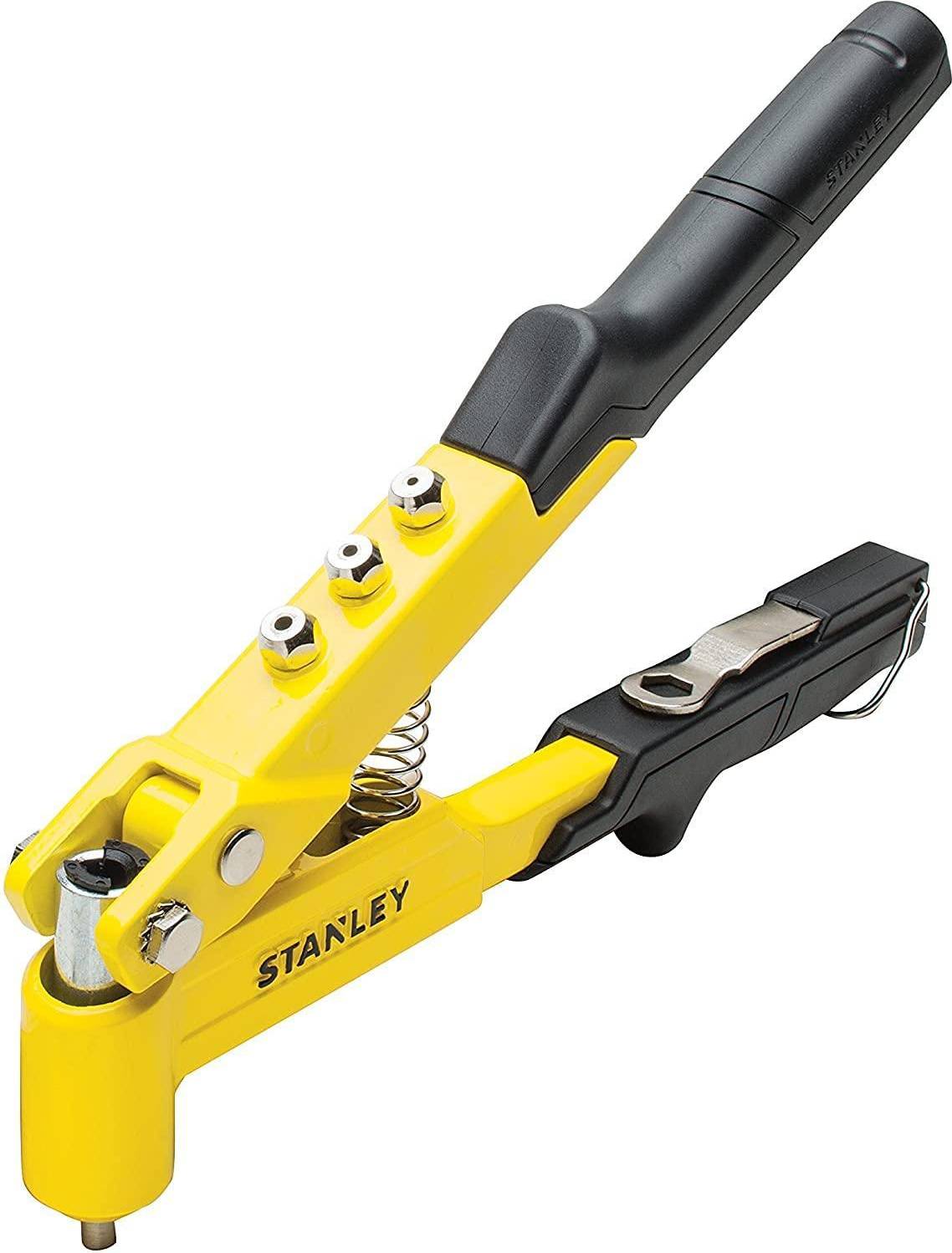 Stanley Tools Right Angle Head Hand Riveter to 3/16" Rivet Capacity Spidstang
