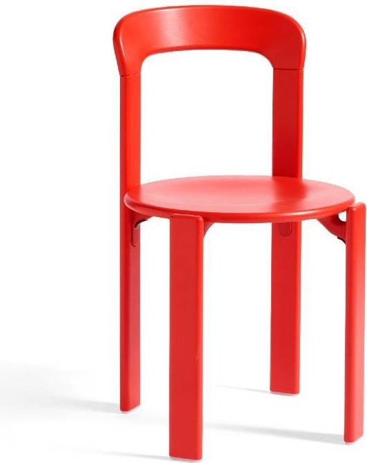 Hay Chaise Empilable Rey Dining Scarlet Red Kitchen Chair