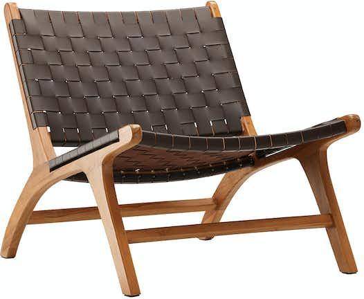Fauteuil Design En Teck Rike 80cm