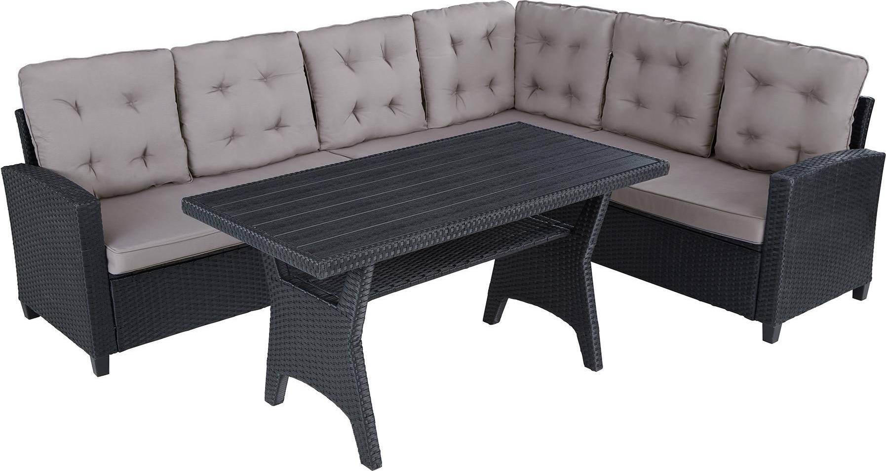Rattan lounge tectake Rattan Lounge Catania