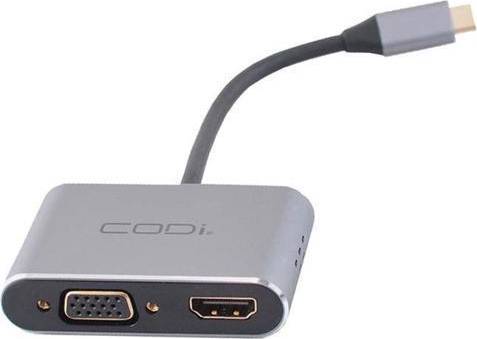 4-In-1 USB-C Display Adapter PD USB-A