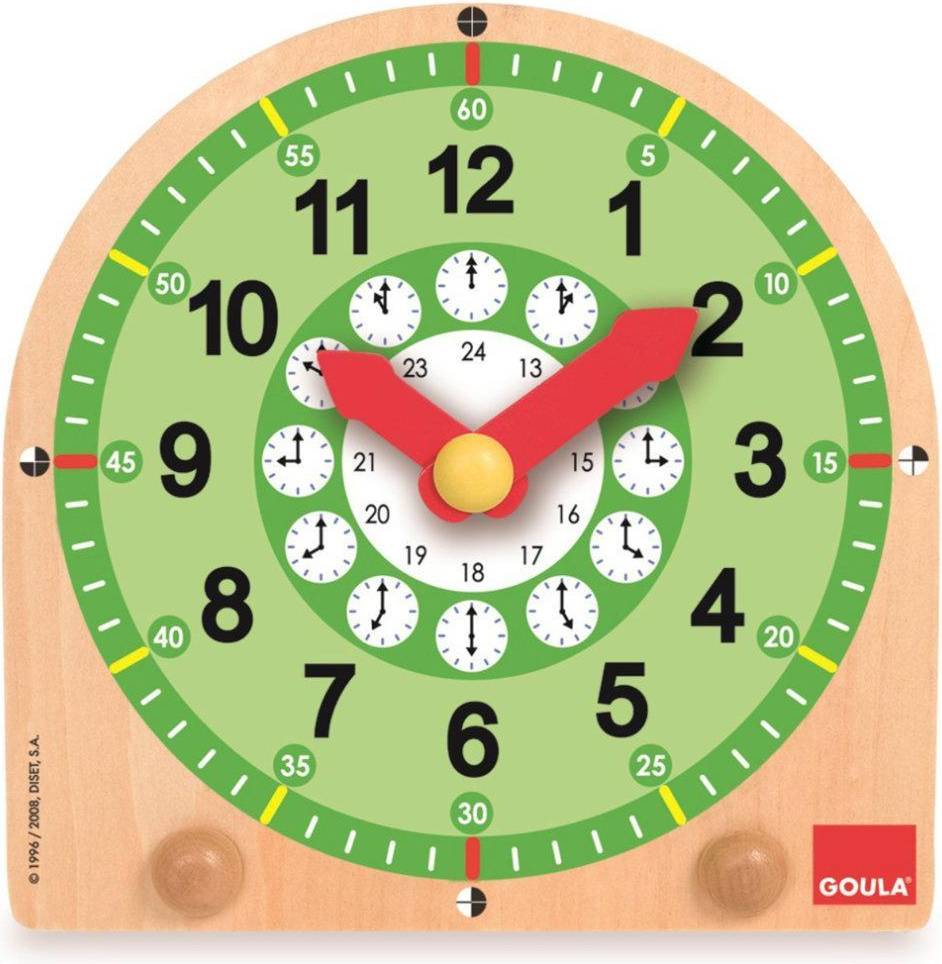 Learning Clock Prescolare Ragazzo Ragazza giocattolo educativo