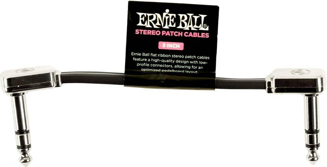 Ernie Ball 3" Single Ribbon Patch Cable