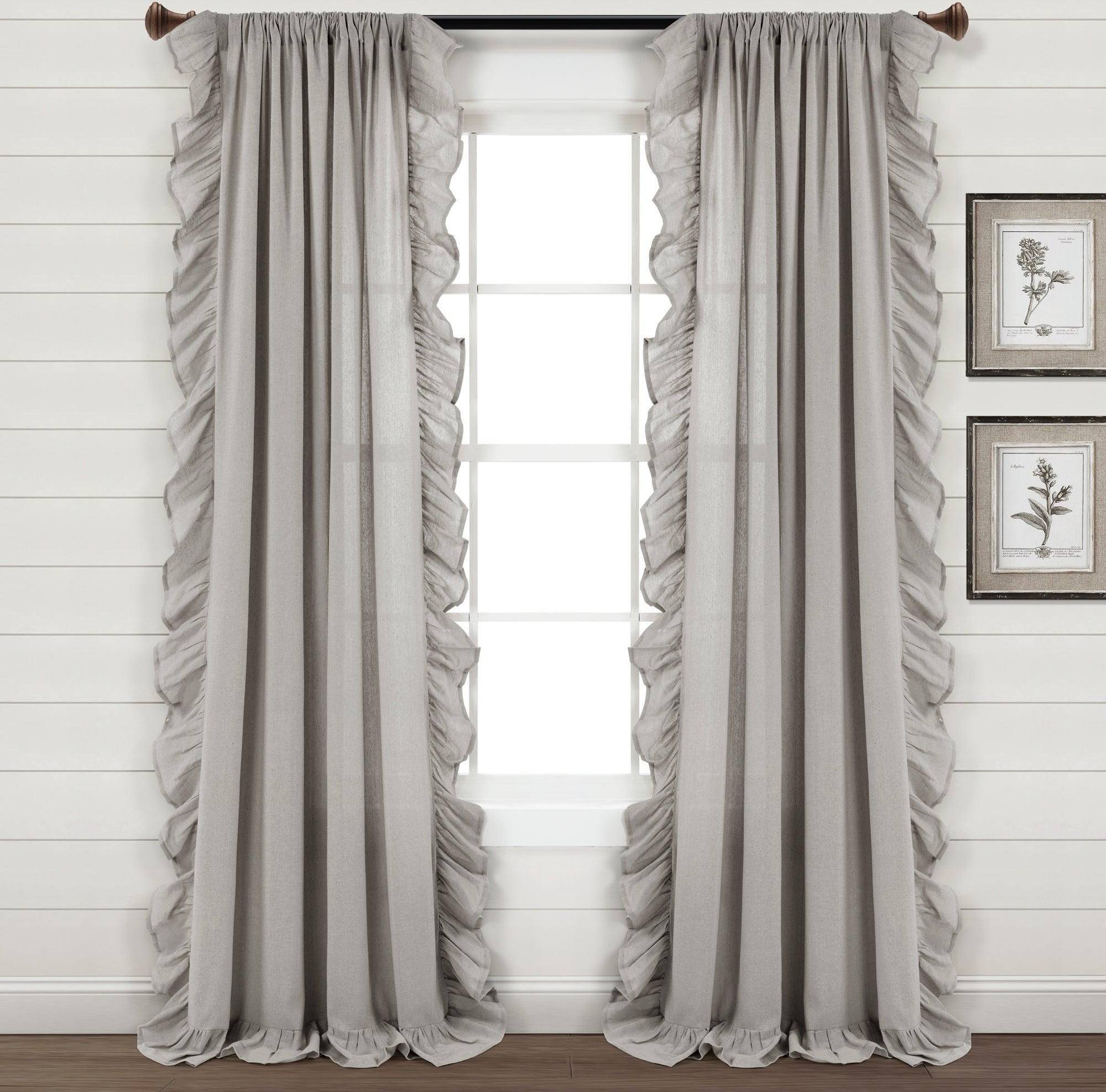 Linen Ruffle Window