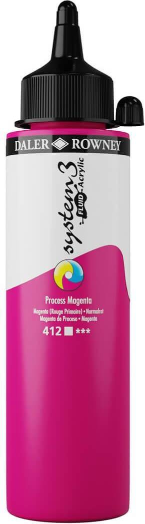 Daler Rowney System3 Fluid Acrylic Process Magenta