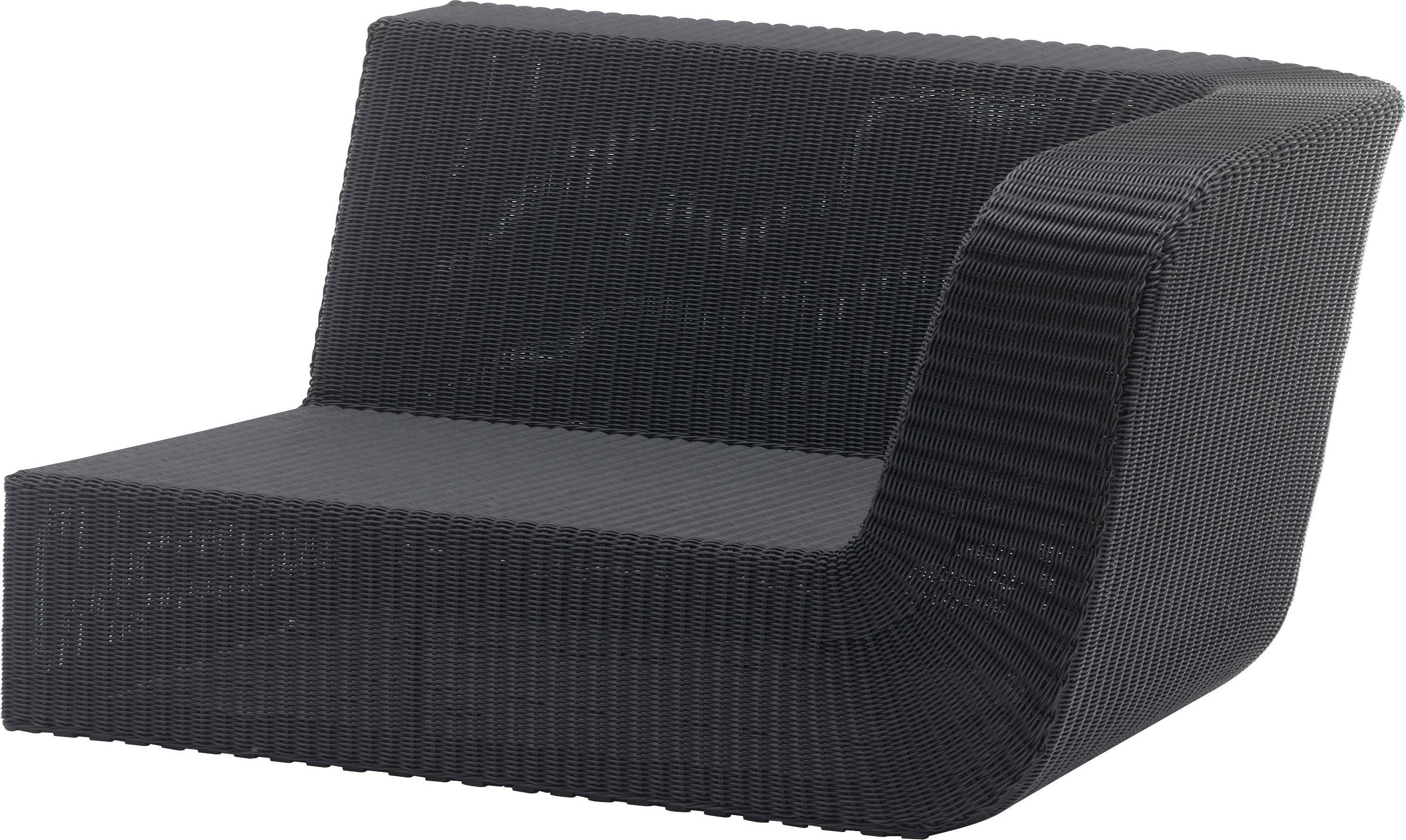 Cane-Line Savannah Black Modulsofa Venstre Modulsofa