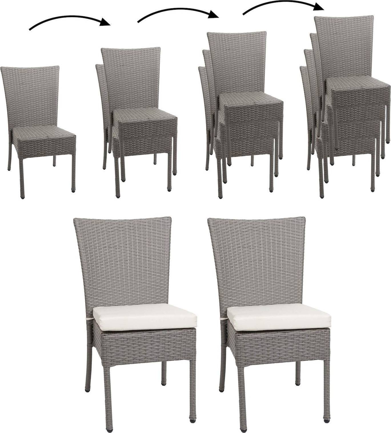 MCW 2er-Set Poly-Rattan