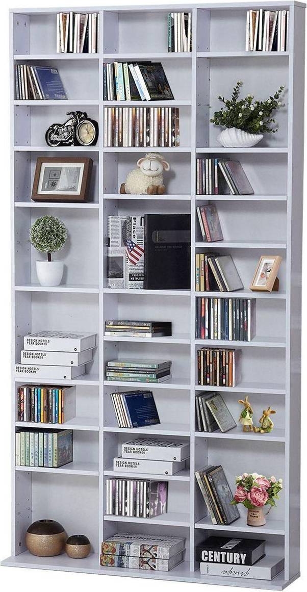 Homcom CD DVD Storage Shelf Unit Hyllsystem