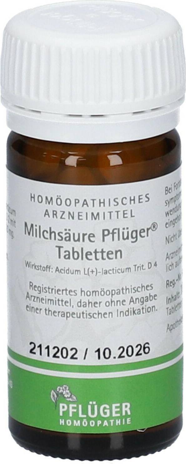 MILCHSÄURE Pflüger Tabletten 100 St.