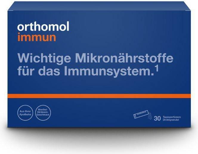 Orthomol Immun Direct Granules Menthol Raspberry 30 Pcs 30 pcs