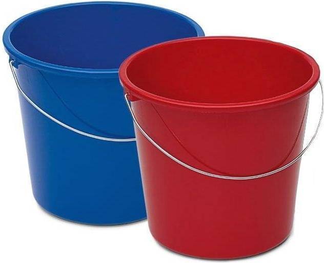 Neutral Profi Brush Eimer Plastik Rund 5 Liter Rot
