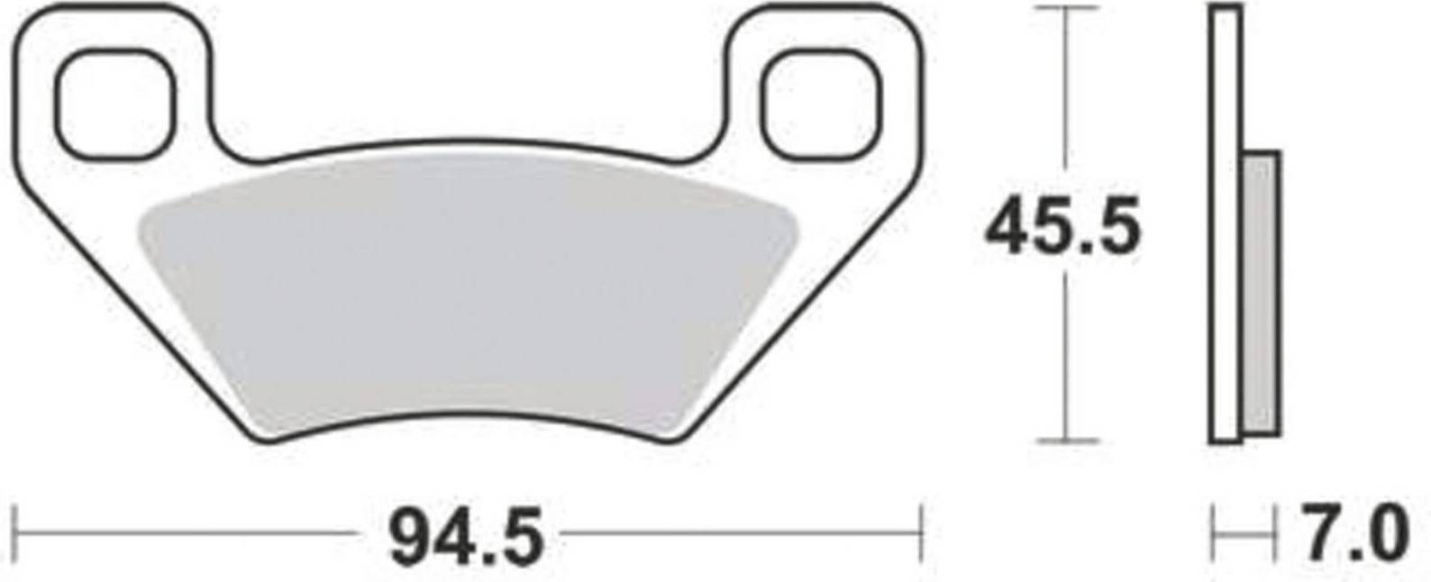 Sinter Offroad MCB773SI Brake Pad Set