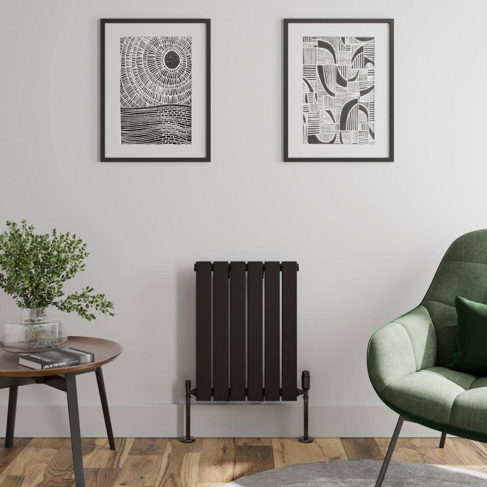 Designer Radiator Horizontal Single Panel Rad 600x456mm Steel Modern