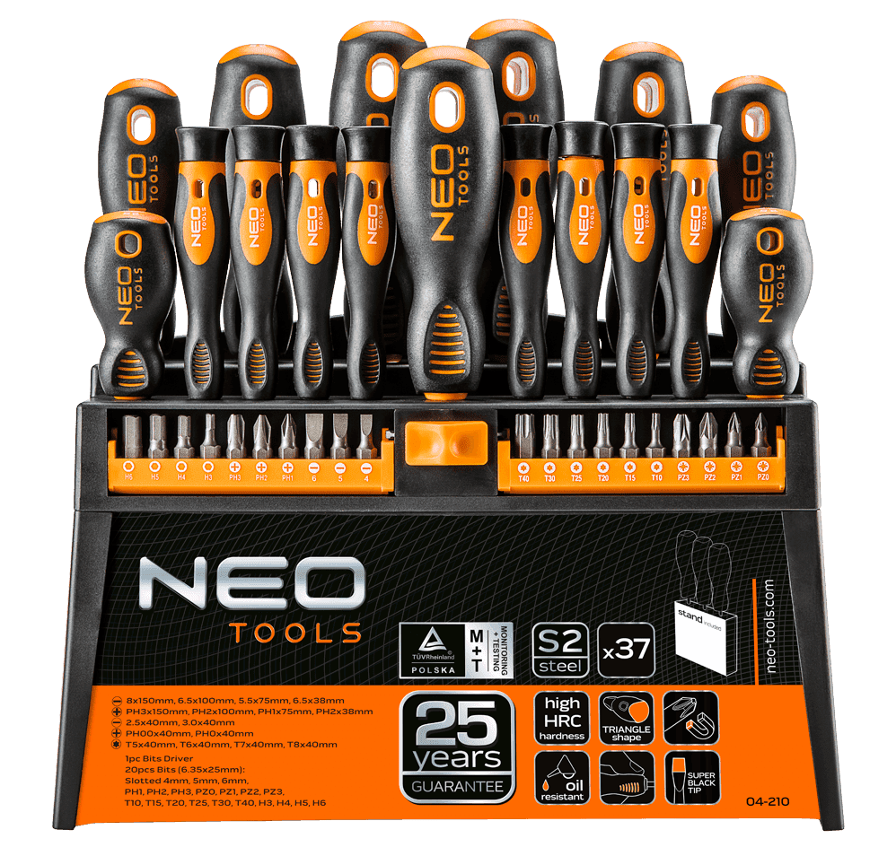 Neo Bolt Extractor Set 04-210 Bit Screwdriver