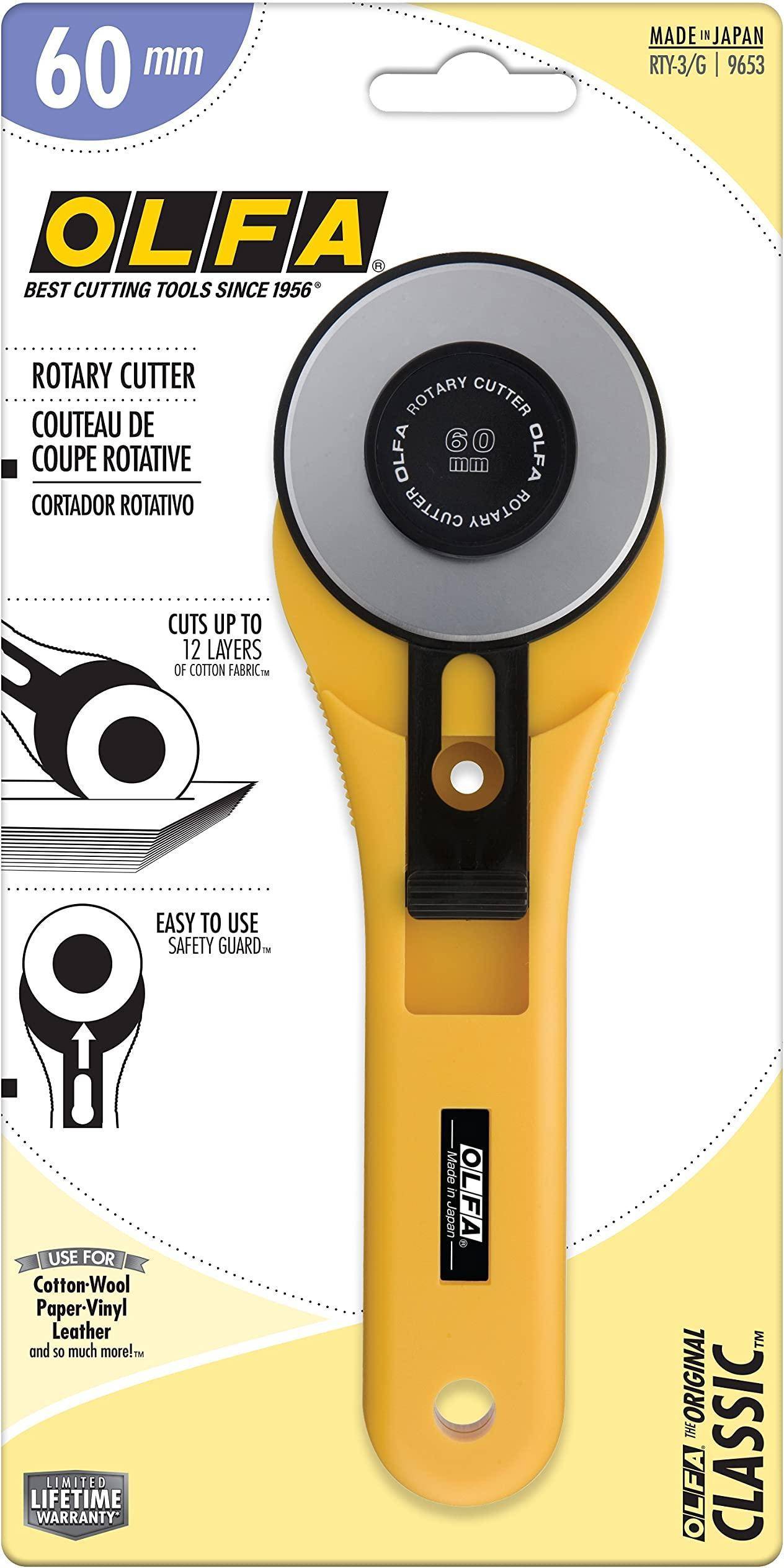 Olfa RTY-3G Rulleskære ø60 Hobbykniv