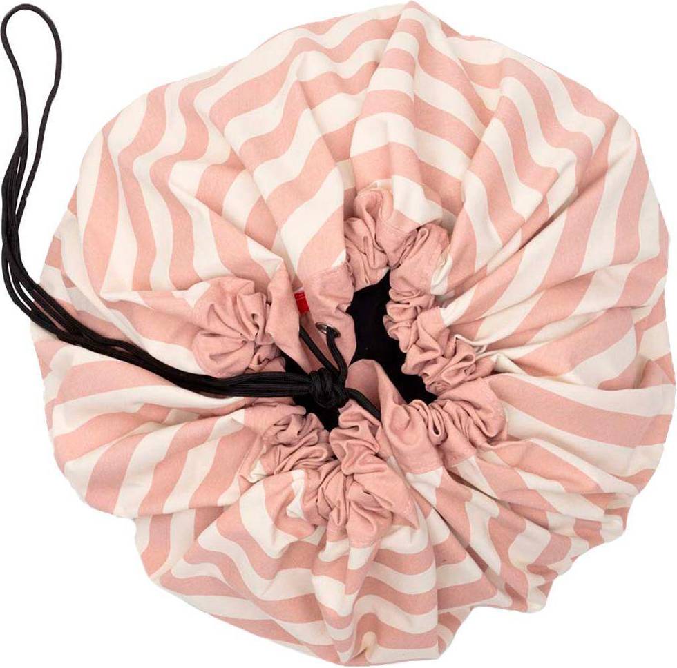 Tappeto Gioco Stripes 140 cm Rosa Pink