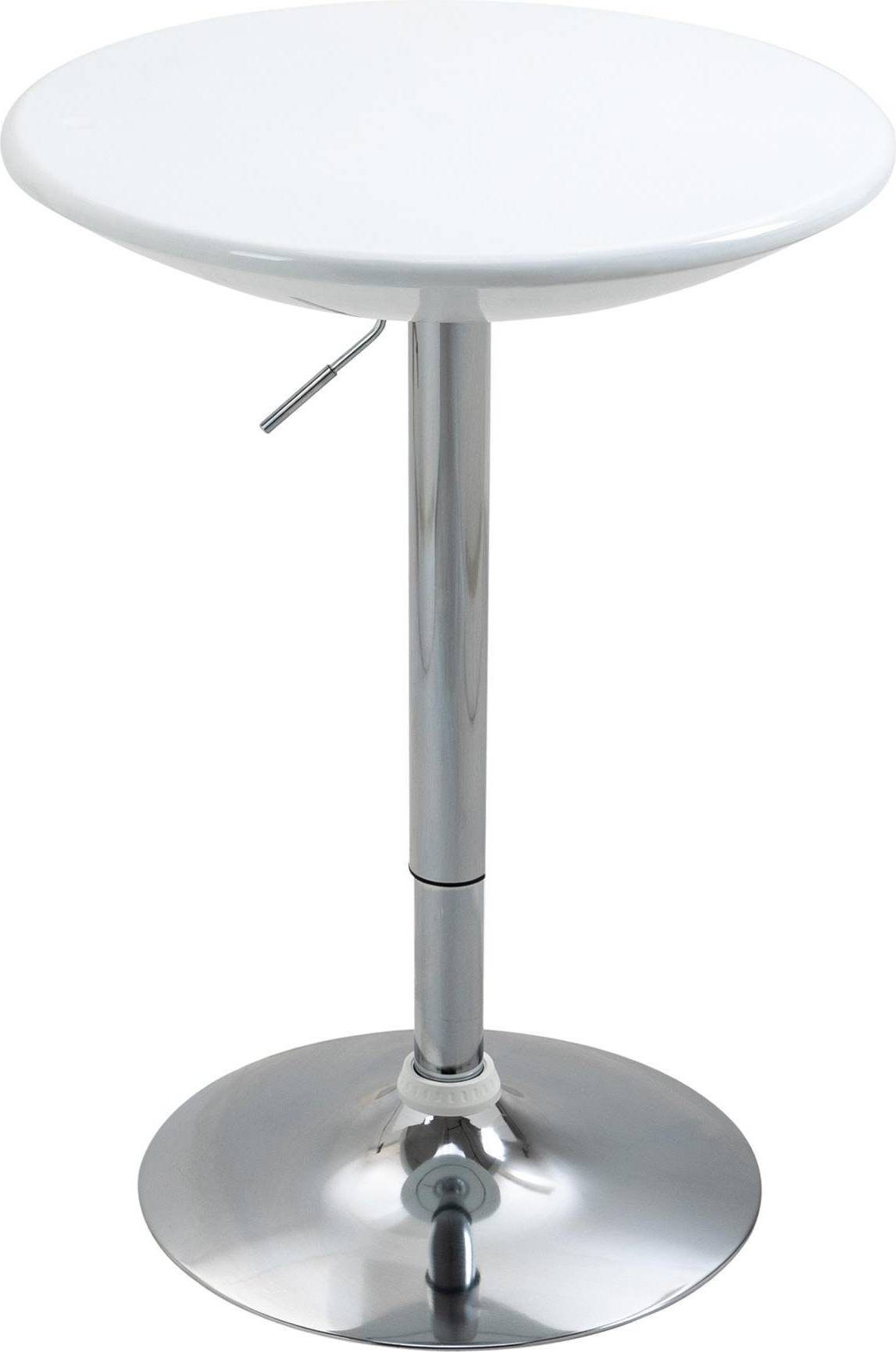 Homcom Modern Round Bar Table Adjustable Height Barbord