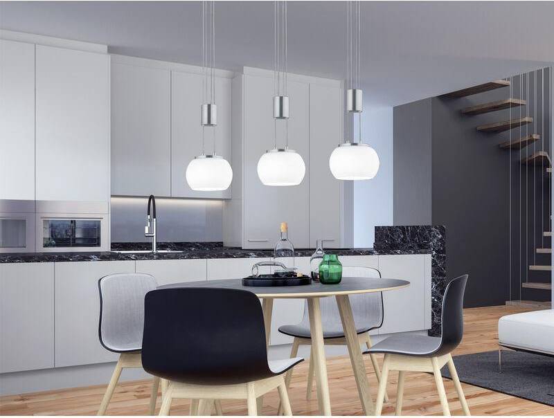Design Hanglamp Madison RVS 3-lichts