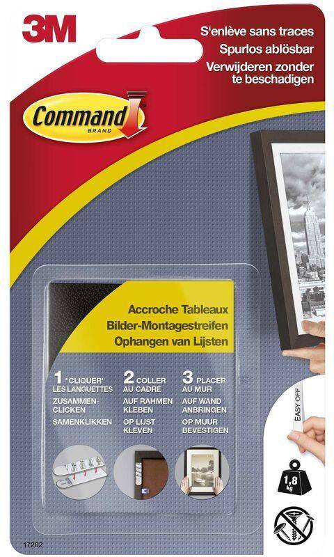 Command Mounting Strips Size S Small Black Picture Hook