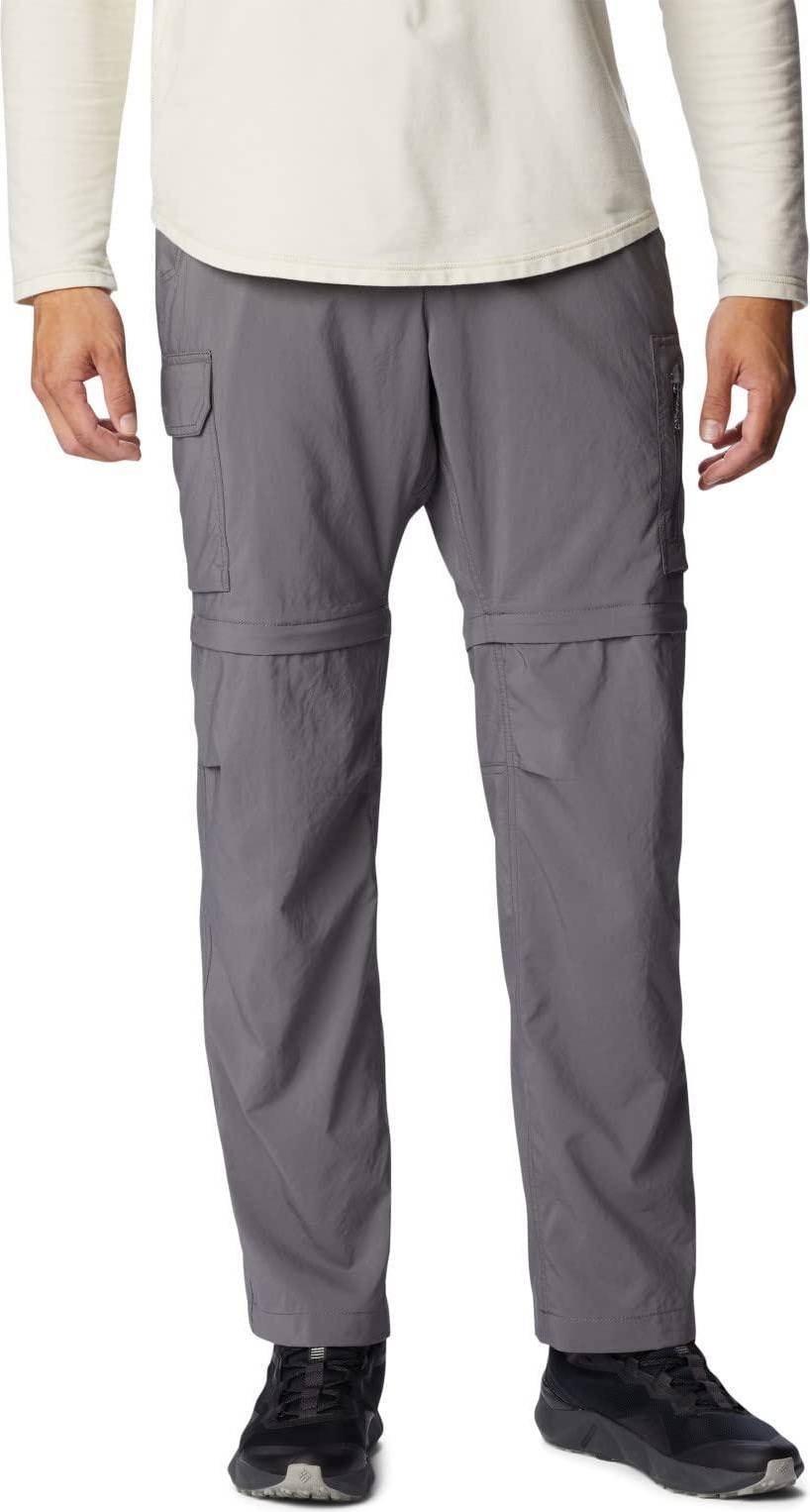 Men cargo pants Columbia Silver Ridge Utility Convertible Pants Gray
