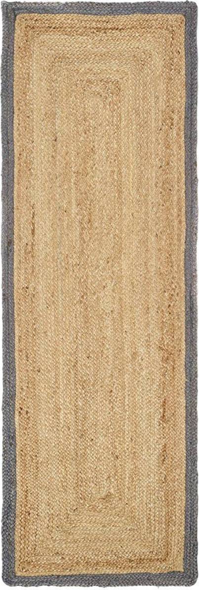 Origin 'Jute Border' Rug Grey