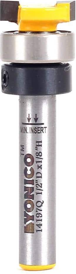 Flush Trim Router Bit 1/2-Inch Diameter 1/4-Inch Shank