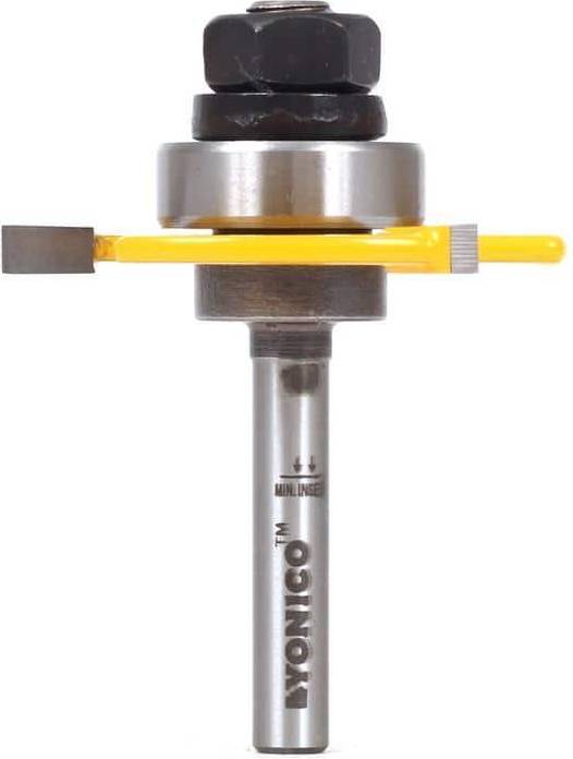 Yonico Biscuit Cutter Joint Slot Router Bit #20 1/4-Inch Shank 14182q