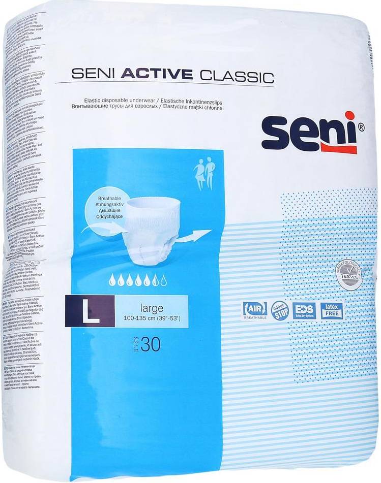Active Classic Inkontinenzslip Einmal L 30 St.