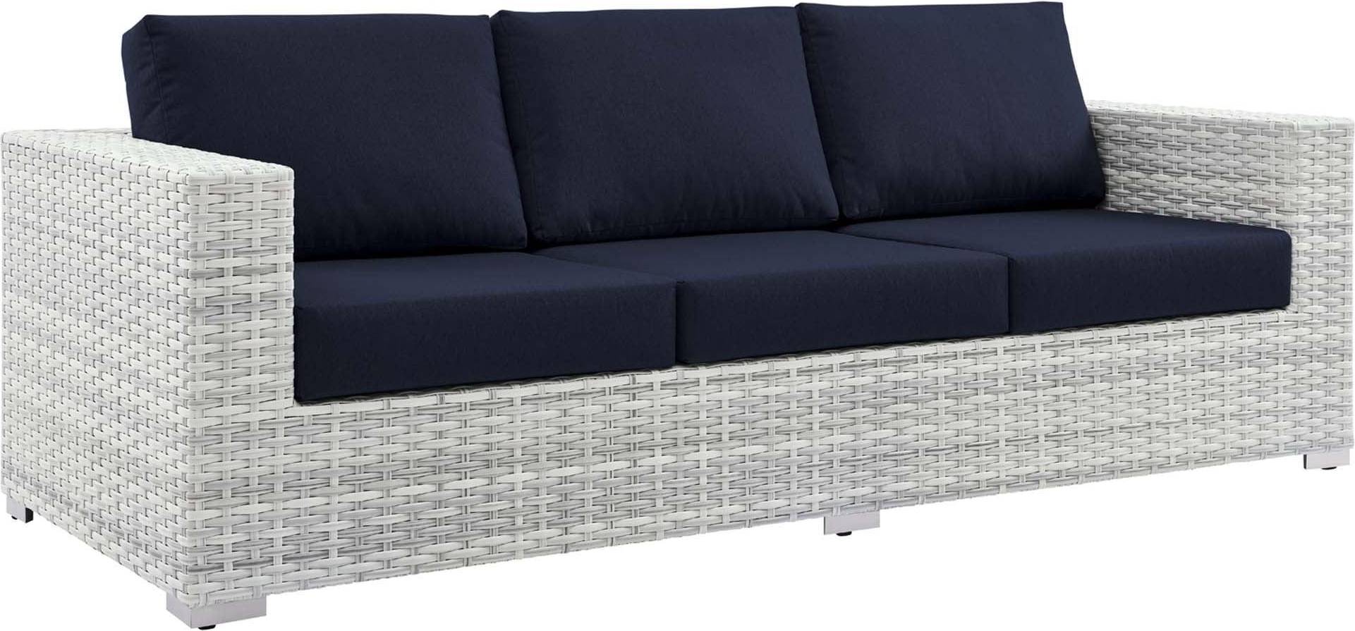 Outdoor sectional modway Convene Collection Modular Sofa