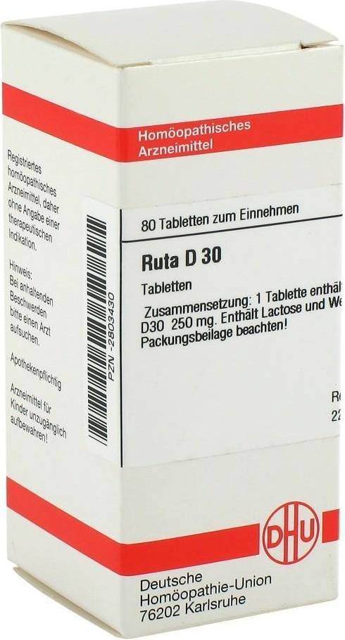 DHU Ruta D30 Tabletten 80 St