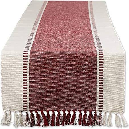 Redwood Striped Fringe Ribbed
