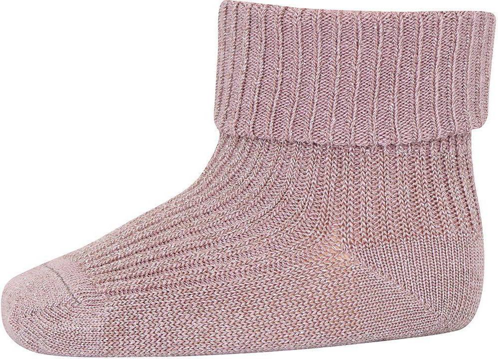 mp Denmark Glimmer Rib Strømper Mauve Shadows