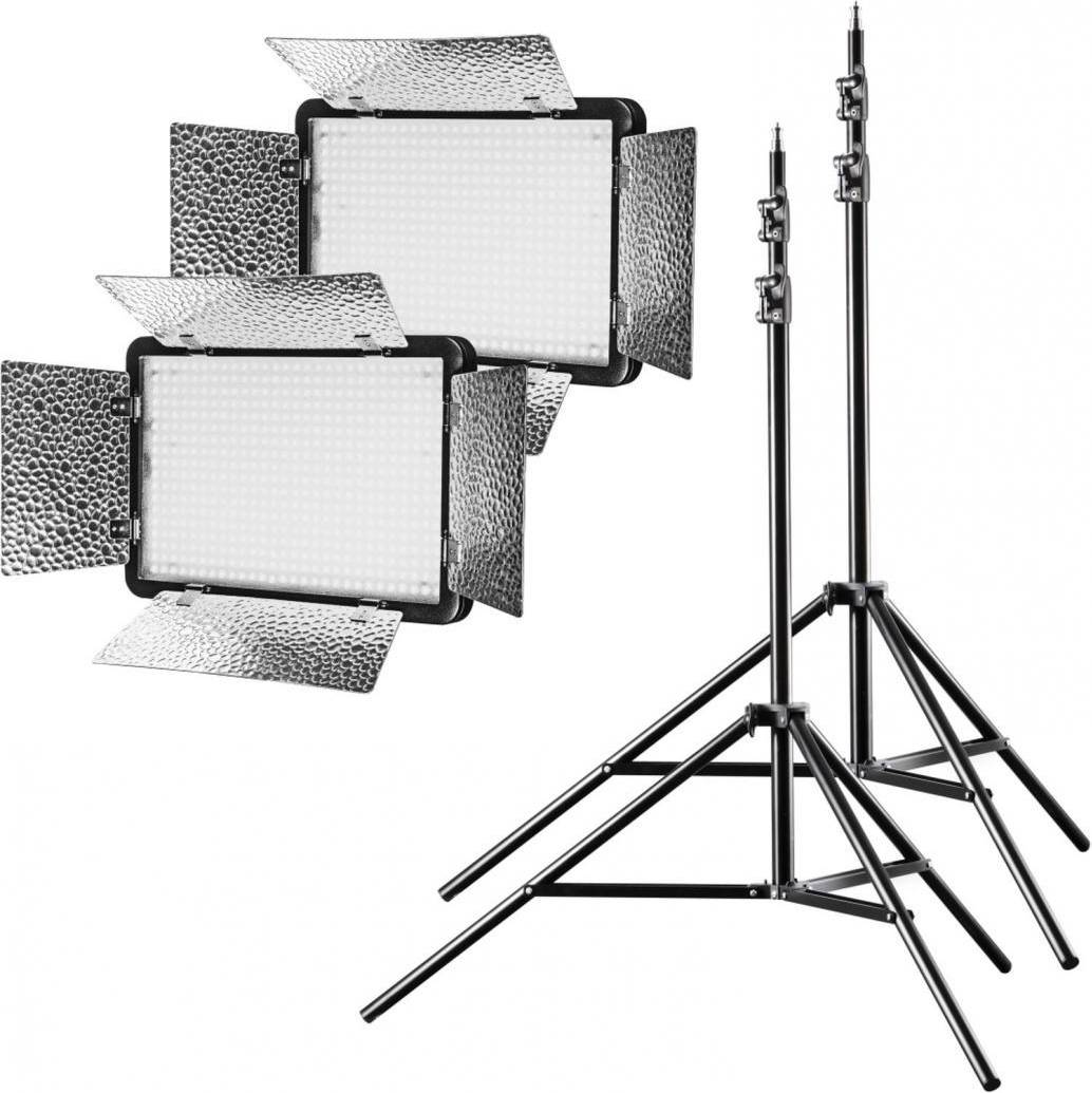 Walimex Pro LED 500 Versalight Bi Color Set