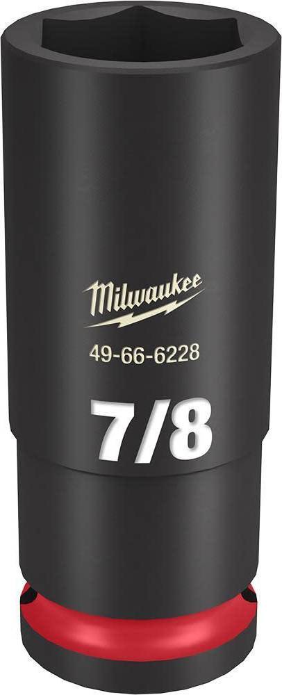 Milwaukee 1/2" Drive 7/8" Deep 6 Point Socket Socket Bit