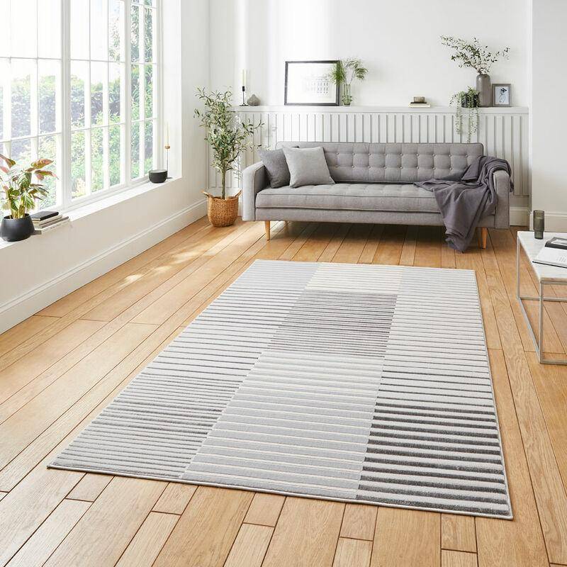 Think Rugs Apollo 2681 White, Grey