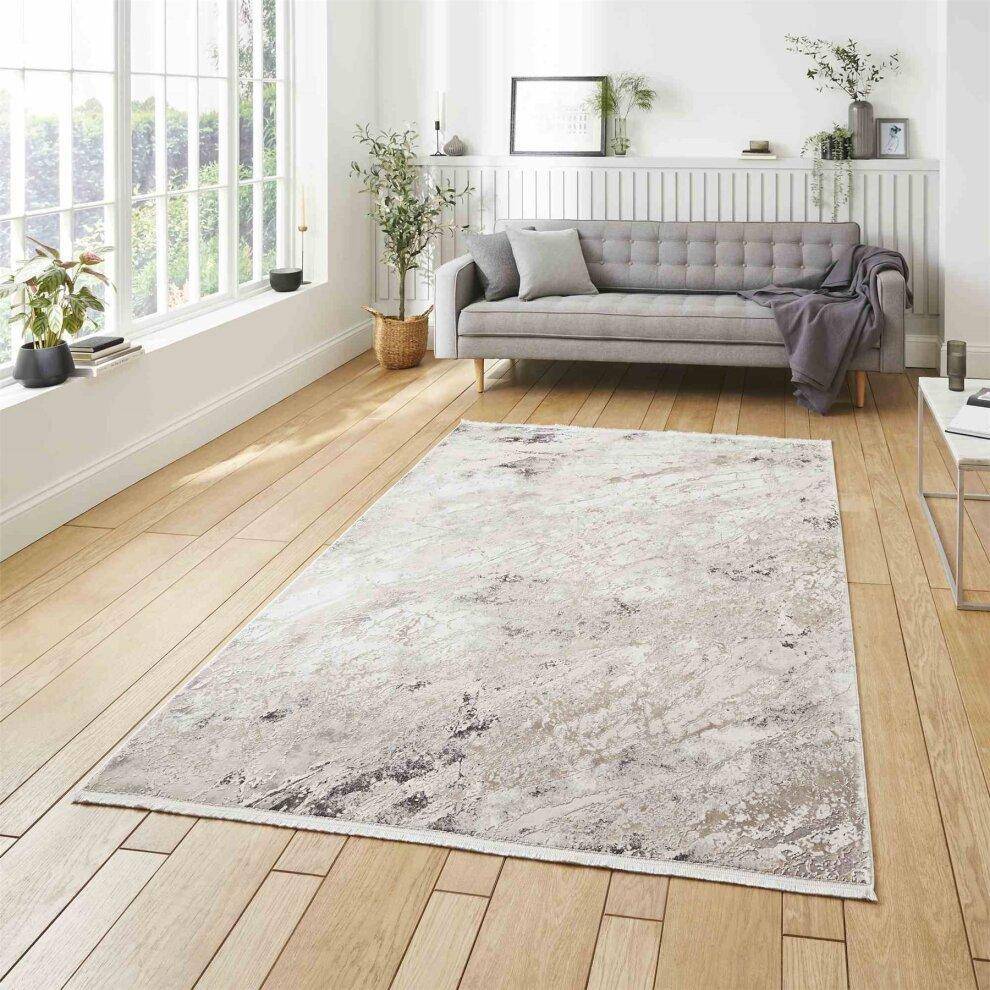Think Rugs Bellagio 3006 Abstract High Beige