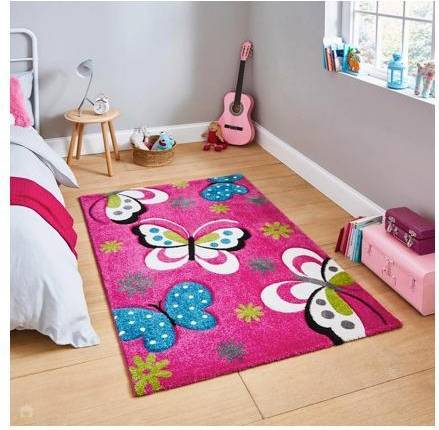 Think Rugs Kids Butterfly