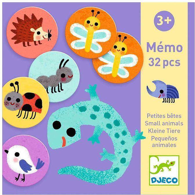 Small Animals Memory Game