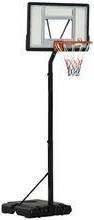 Homcom Basketballstativ Med Hjul Sort