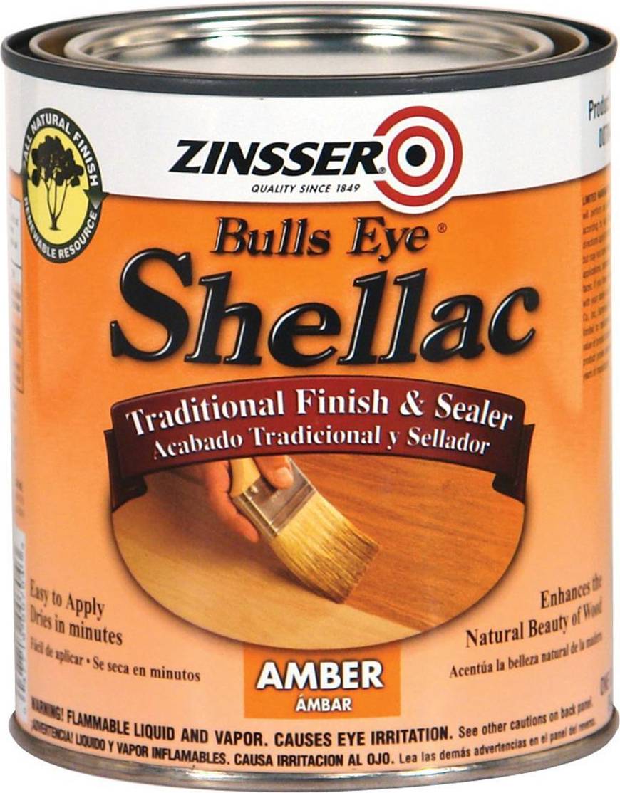 Bulls Eye Amber Shellac