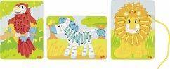 Goki Wooden Stringing Puzzles 3pcs