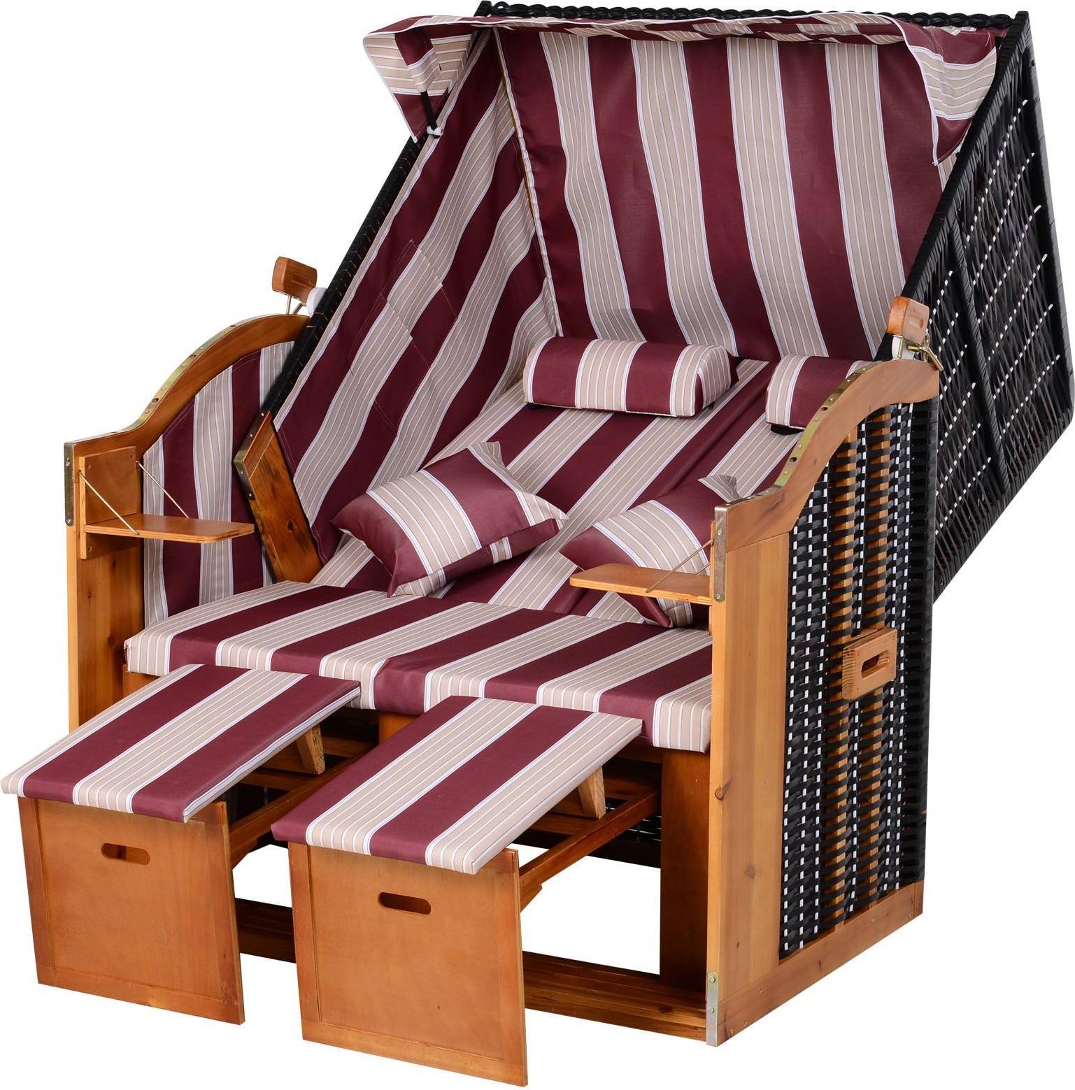 OutSunny Doppel-Strandkorb