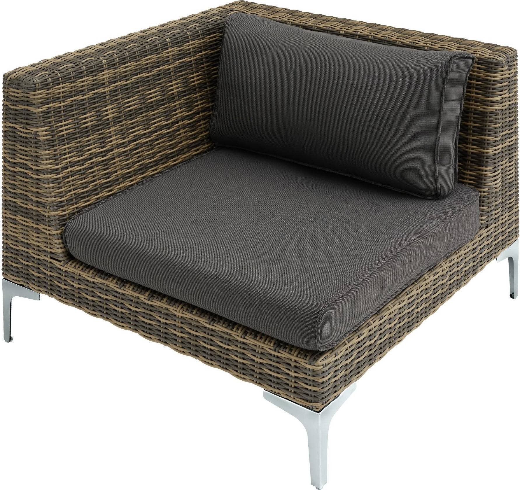 Gartenlounge tectake Gartenlounge, Modulares Rattanset