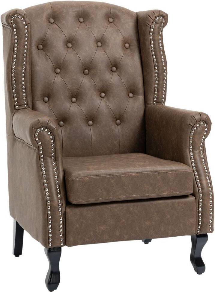 Homcom Chesterfield Brown