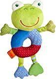 Haba Frog Rattle Koen Multicolor Soft Grip Ring