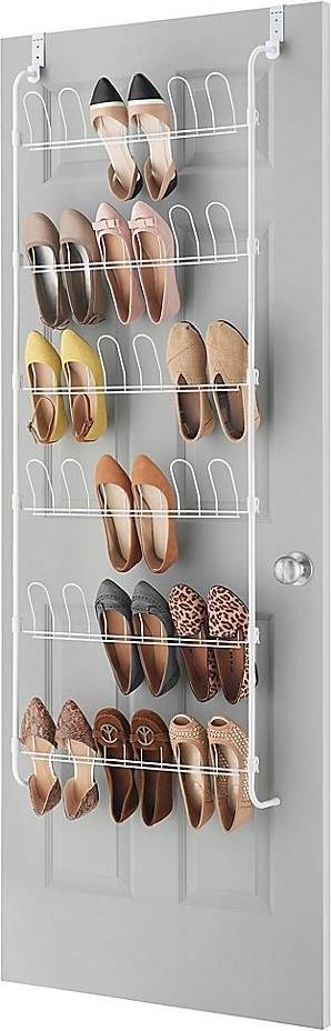 Over the door storage rack Whitmor 18-Pair Over Shoe Rack