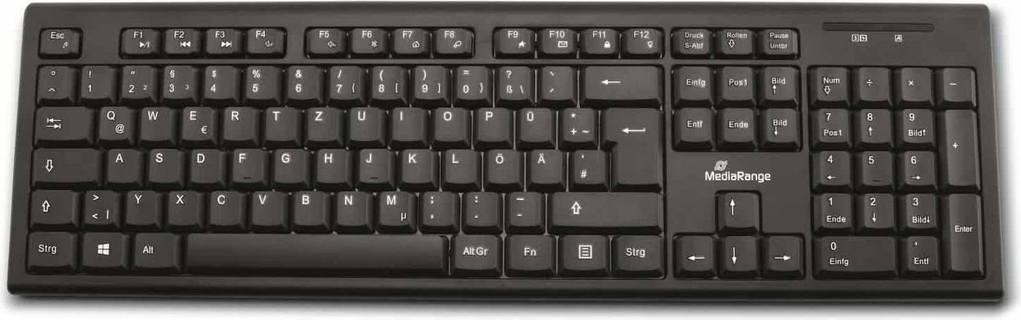MediaRange Rf Wireless Qwertz Keyboard