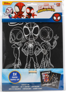 Marvel Spiderman Scratching Set