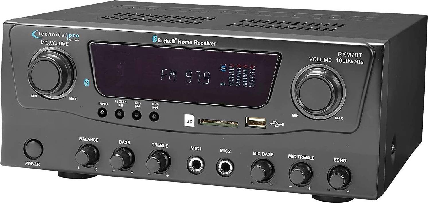 Bluetooth audio receiver Technical Pro RXM7BT Bluetooth Stereo Audio Receiver, AM/FM, USB/SD, AUX