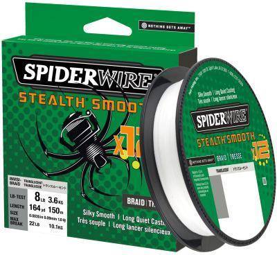 Spiderwire Stealth Smooth 8 Braid Translucent 300m